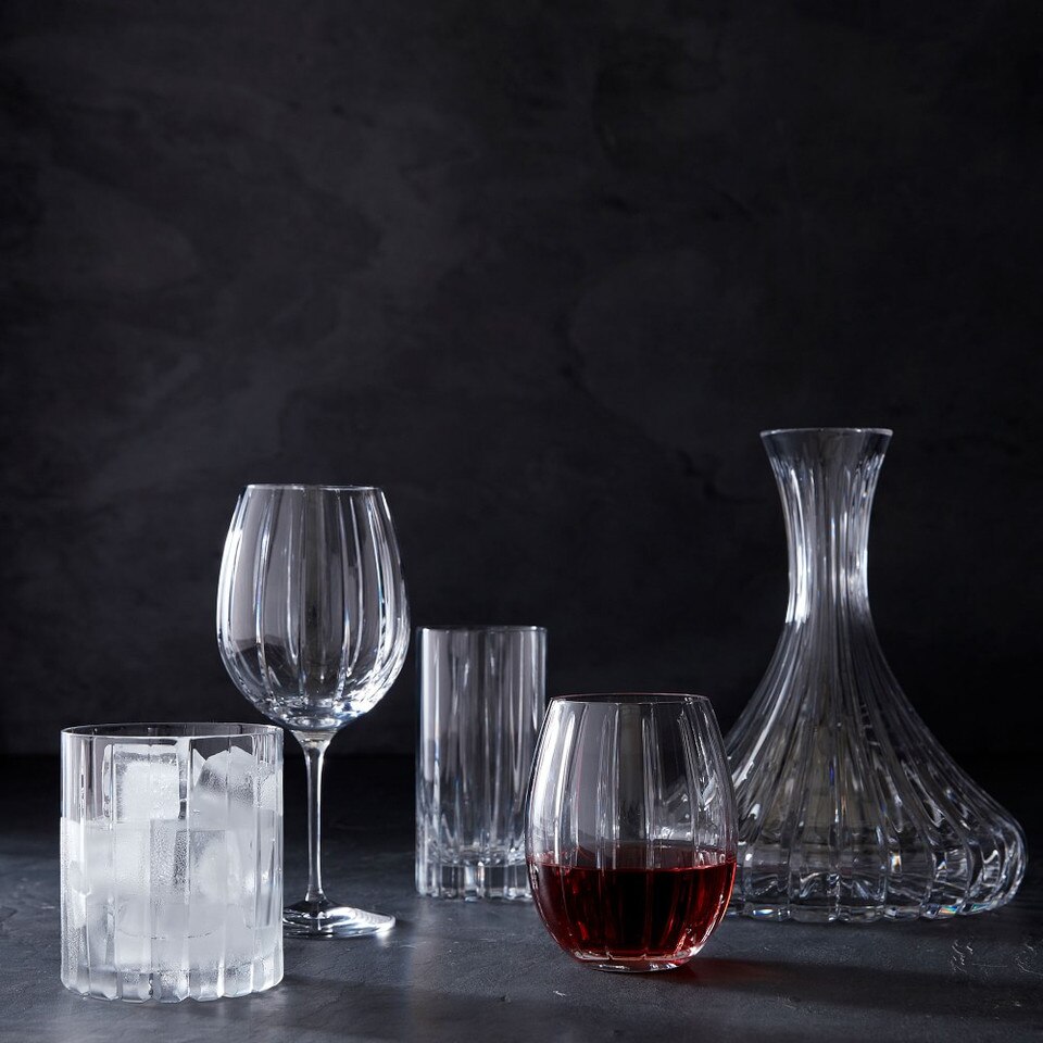 Dorset Crystal Triple OldFashioned Glass Williams Sonoma Australia